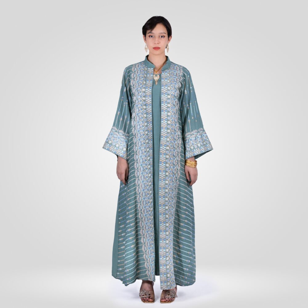 Abaya Malika Ensemble – Forêt Enchantée